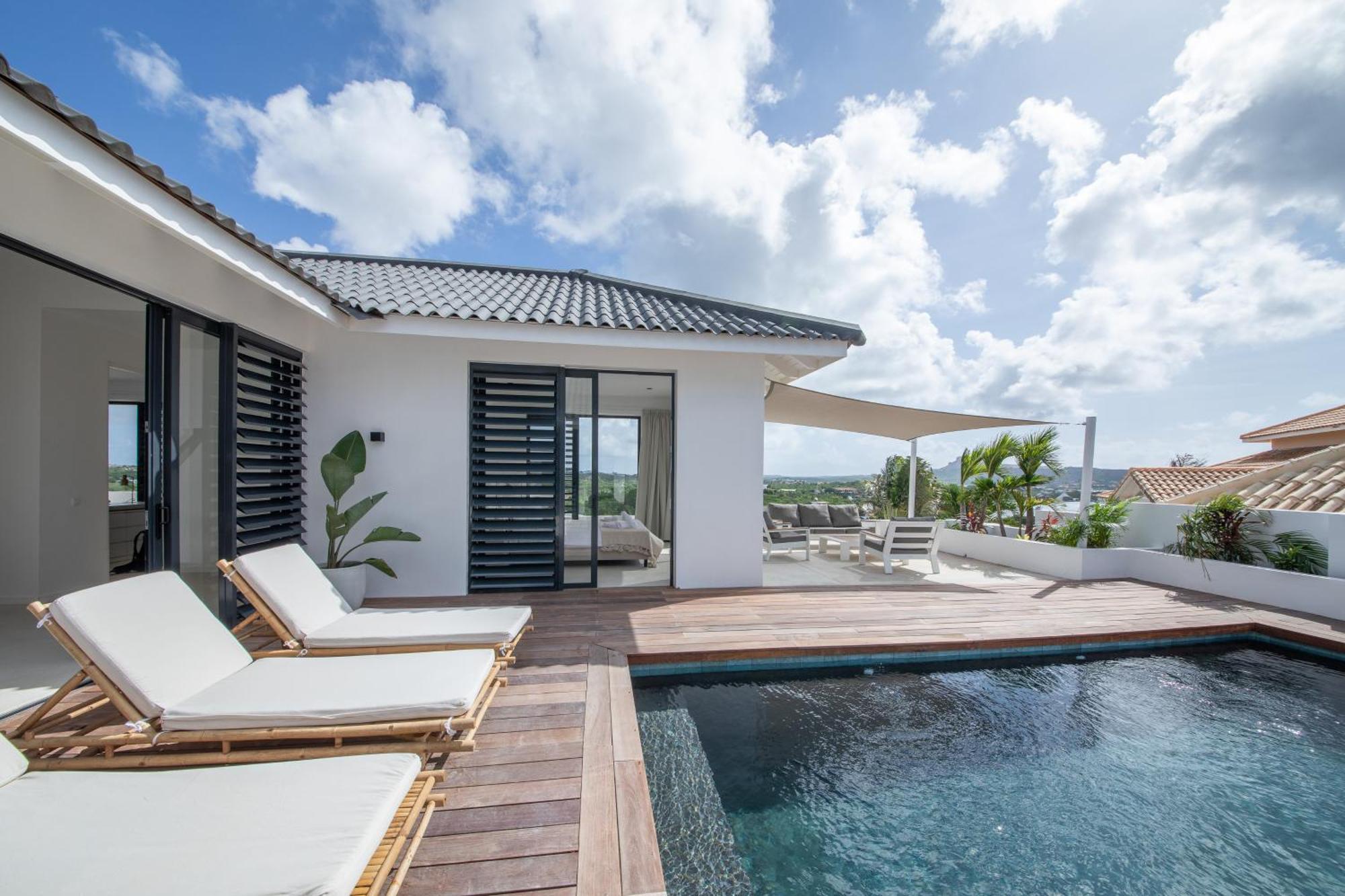 Villa Noma - Luxe Villa Met Uitzicht Spaanse Water 威廉斯塔德 外观 照片