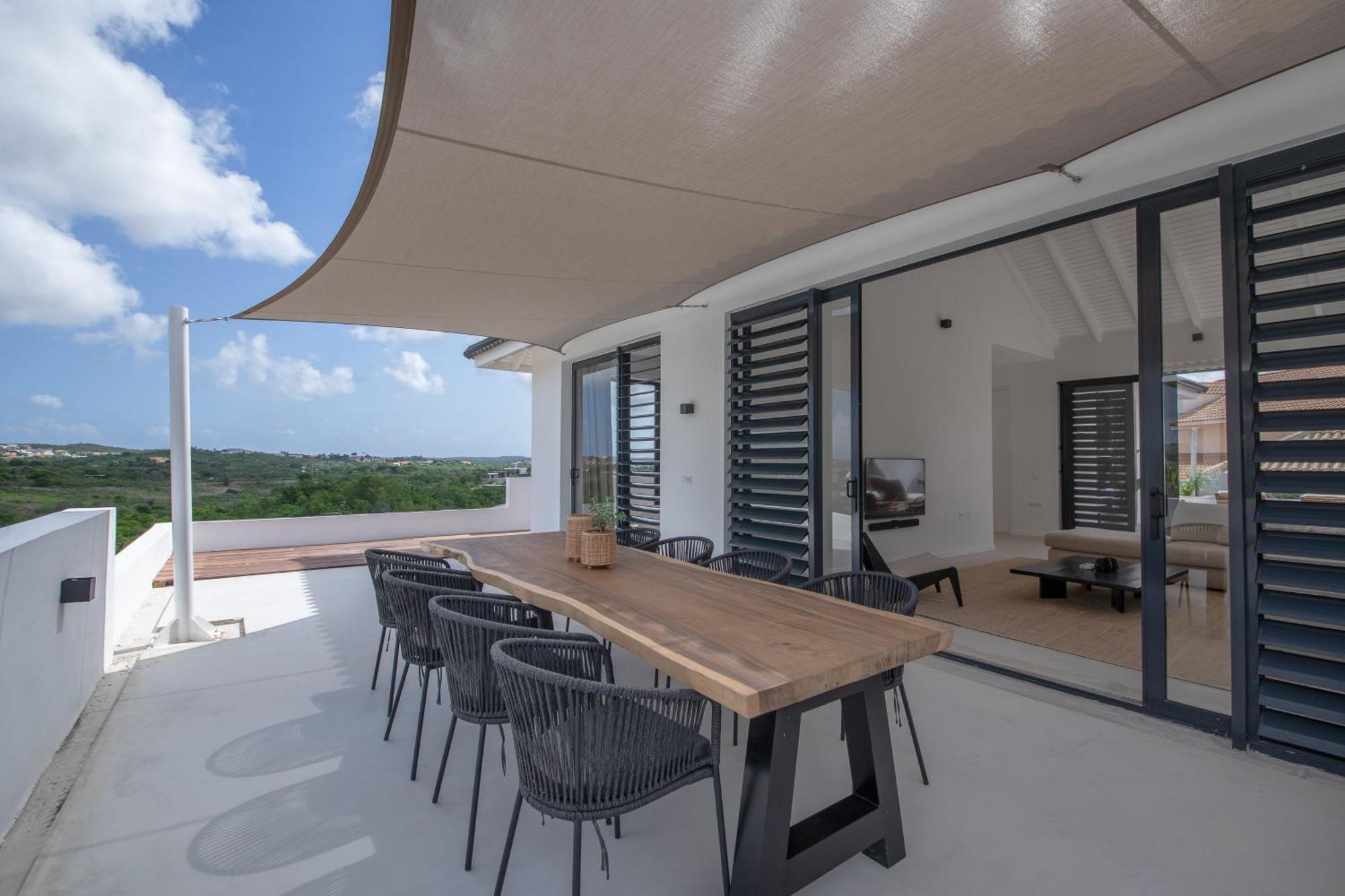 Villa Noma - Luxe Villa Met Uitzicht Spaanse Water 威廉斯塔德 外观 照片
