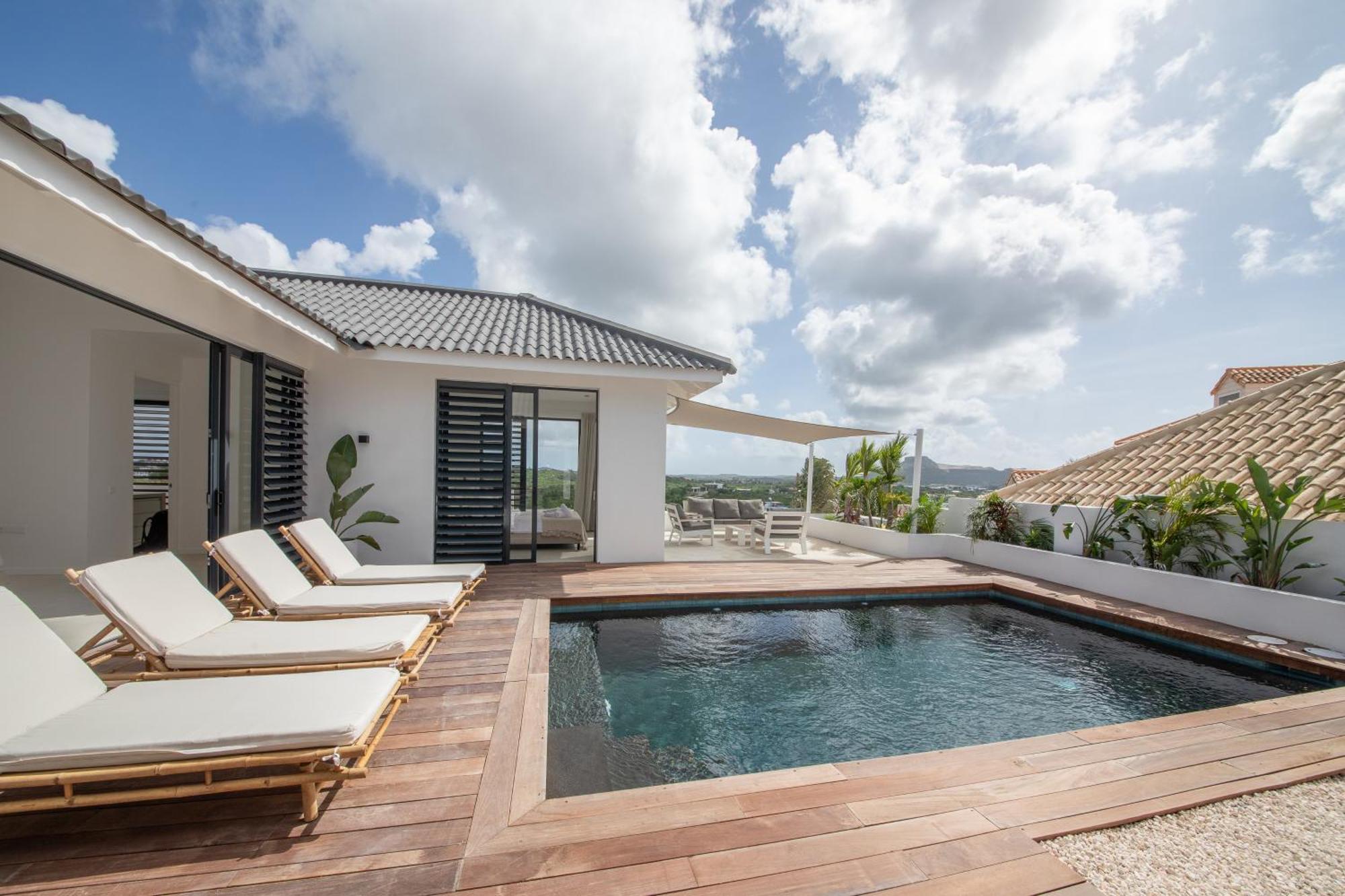 Villa Noma - Luxe Villa Met Uitzicht Spaanse Water 威廉斯塔德 外观 照片